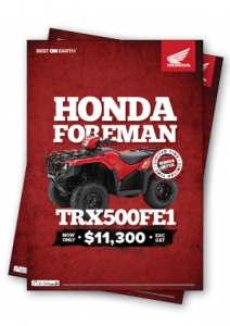 Honda TRX500FE Special Offer!