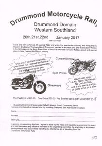Drummond Motorcycle Rally 2017