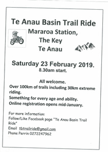 Te Anau Basin Trail Ride