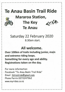 Te Anau Basin Trail Ride