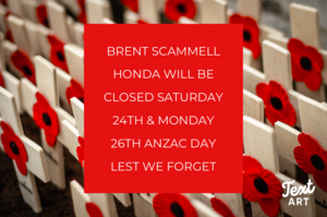 Anzac hours 2021