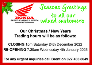 Christmas Hours