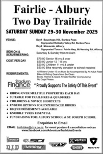 Fairlie - Albury Two Day Trailride