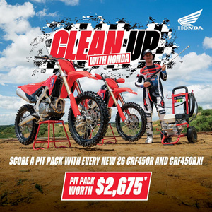 Clean Up With Honda CRF 450 R/RX
