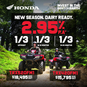 New Season. Dairy Ready - 2.95%PA OR 1/3 1/3 1/3